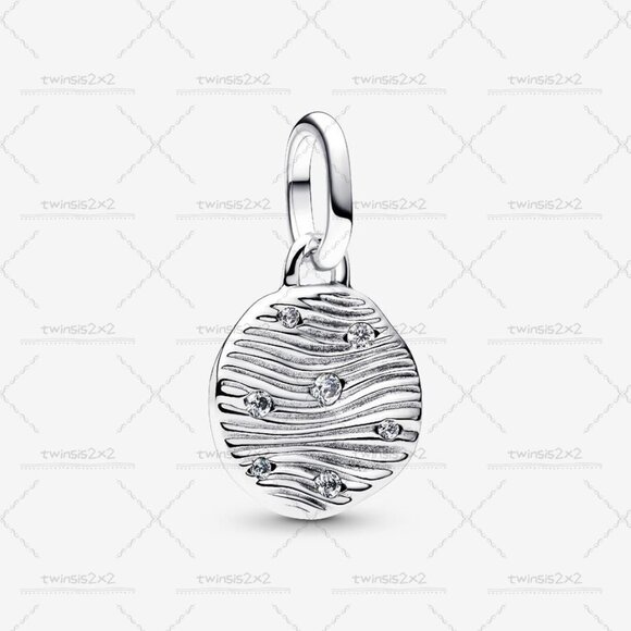 Pandora Engravable Mini Medallion Charm|Pendant - Picture 1 of 2